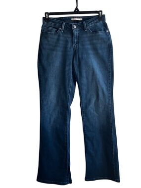 ✨Levi’s 529 Women's Curvy Bootcut Blue Wash Mid-rise Denim Jeans, Size 30